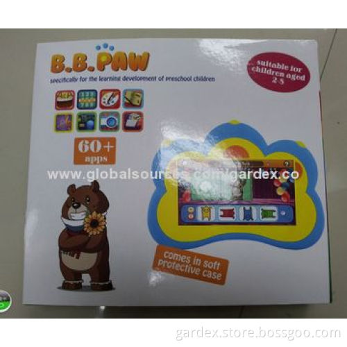 Children's educational tablet PC with All-winner-Tech A23, dual core, Android and B.B.PAW systems